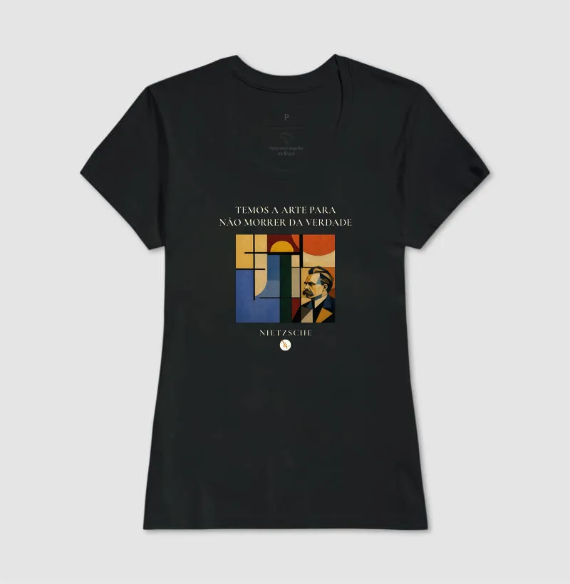Camiseta A Arte de Não Morrer - Nietzsche - Imagem 6