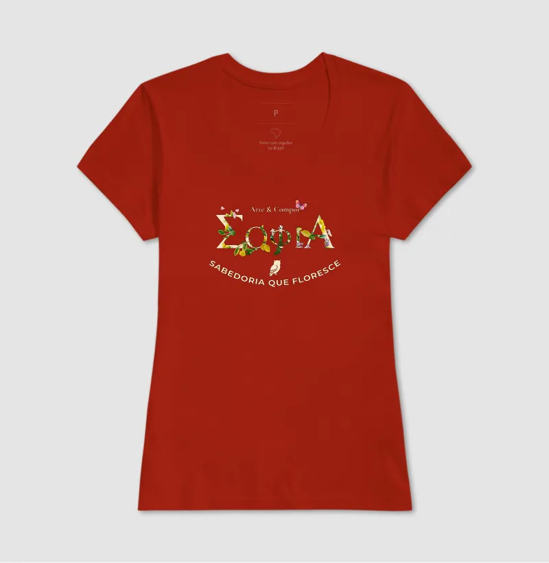 Camiseta SABEDORIA FLORESCENTE | Coleção Autoral Arte & Compor - Imagem 14