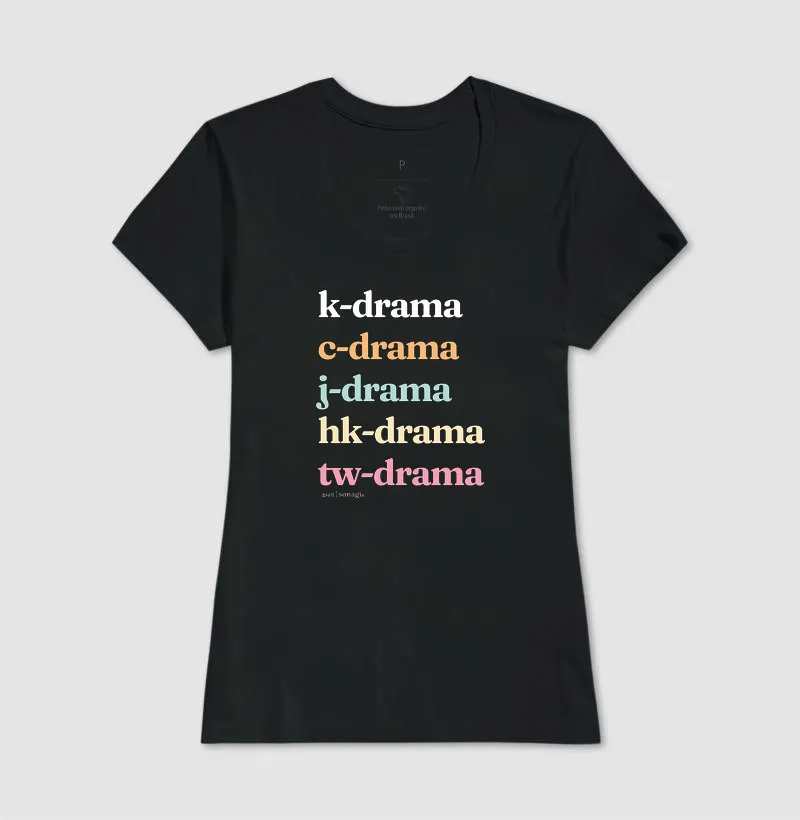 Camiseta k-drama | c-drama | j-drama | tw-drama | hk-drama - Imagem 6