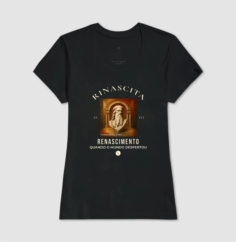 Camiseta Rinascita — O Renascer do Pensamento (Arte & Compor) - Imagem 6