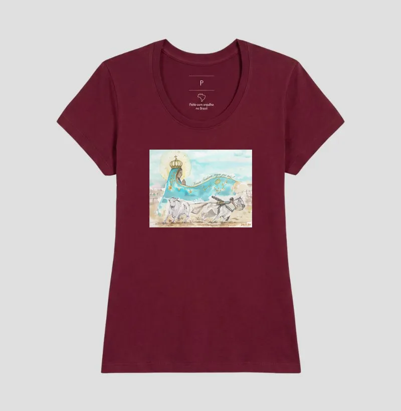 Camisa Algodão - Aquarela Nossa Senhora - Imagem 19