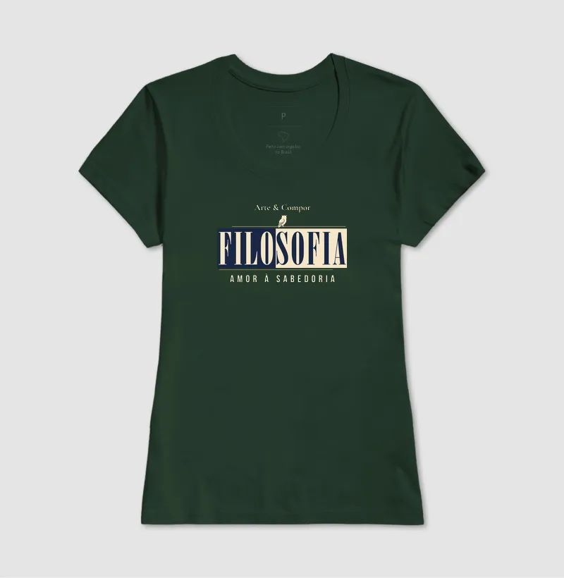 Camiseta Amor à Sabedoria – Filosofia para Quem Pensa - Imagem 16