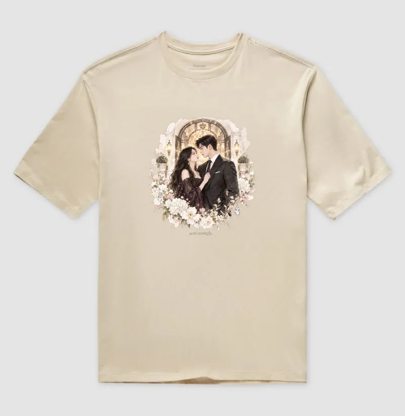 Camiseta Oversized Lágrimas em Aquarela - Imagem 3