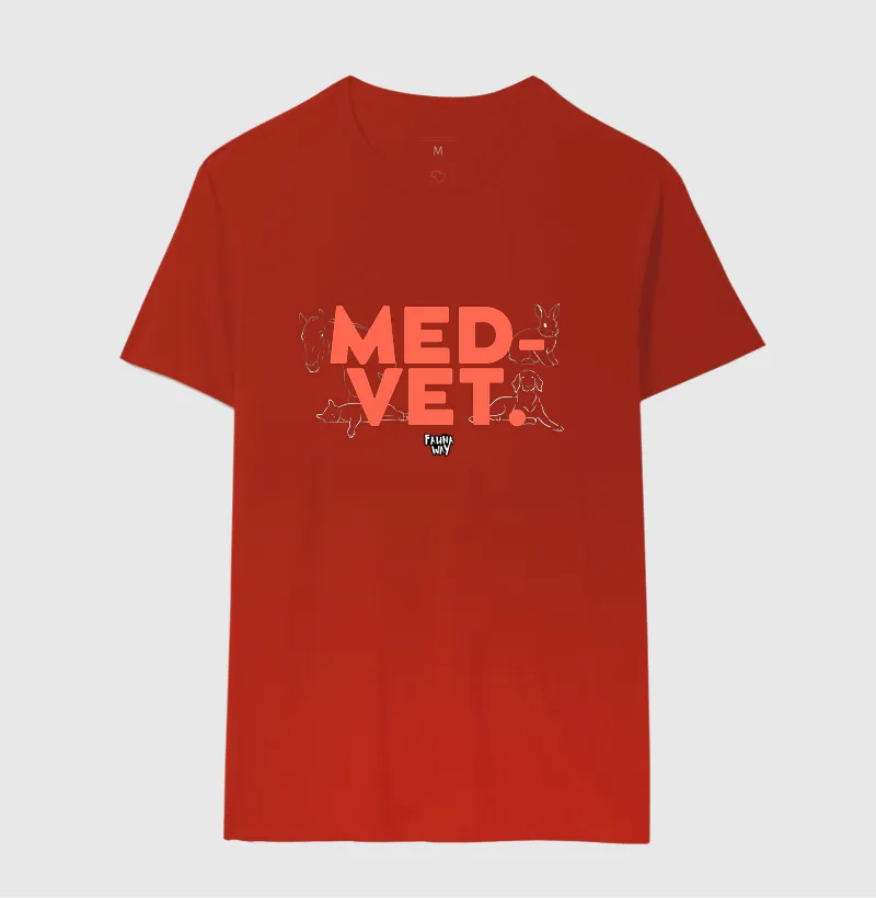 Camiseta MED-VET Medicina Veterinária Profissão Algodão - Fauna Way - Imagem 8