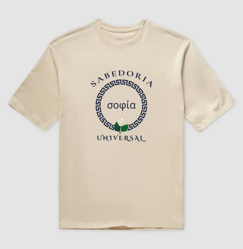 Camiseta "Sabedoria Universal" — Coleção Legado Filosófico - Imagem 4