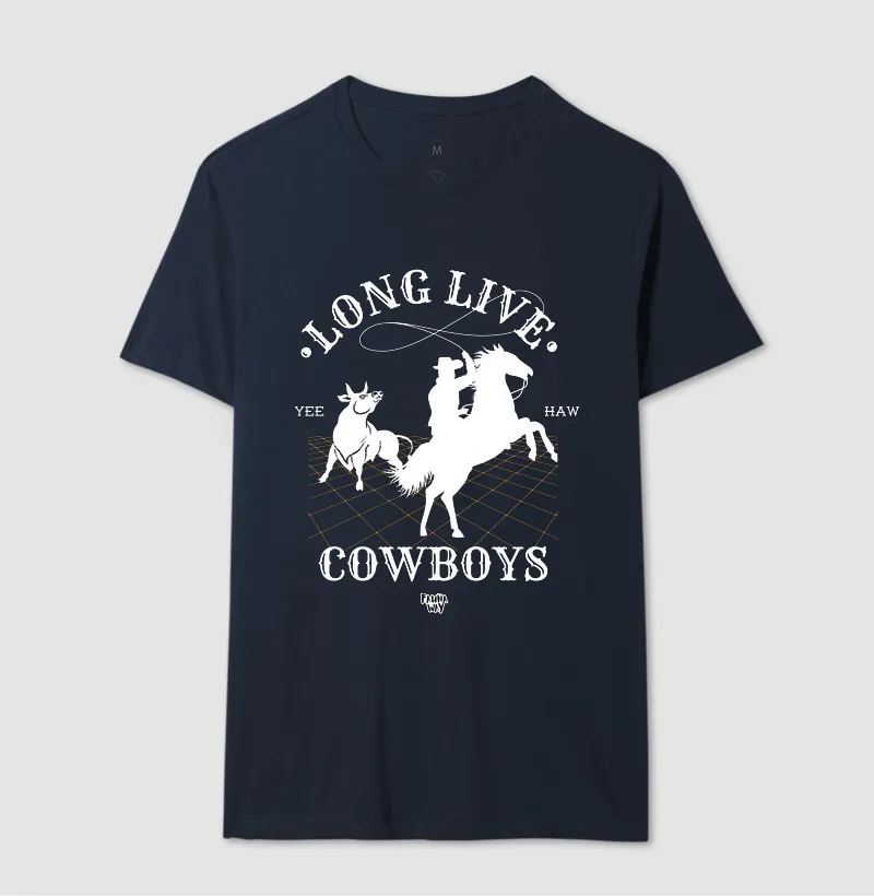 Camiseta Vida Longa aos Cowboys Cavalo Country Veterinária Algodão - Fauna Way - Imagem 6