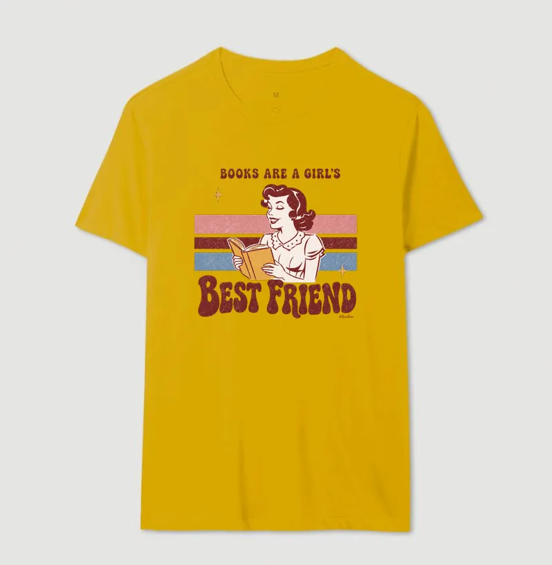 Camiseta Books Are a Girl’s Best Friend - Imagem 14