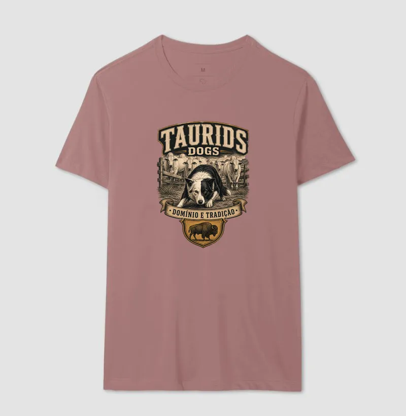 CAMISETA TAURIDS DOGS DOMINIO E TRADIÇÃO BORDER  - Imagem 16