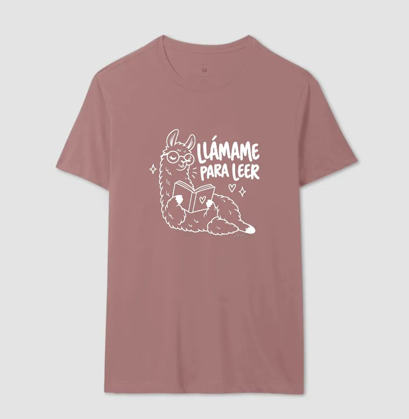 Camiseta Llámame para Leer — Lhama Leitora - Imagem 16
