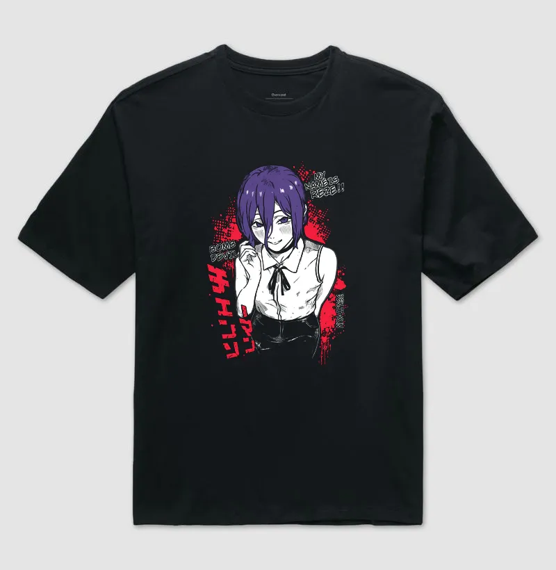 Camiseta Oversized Ryuzen — Bomb Girl