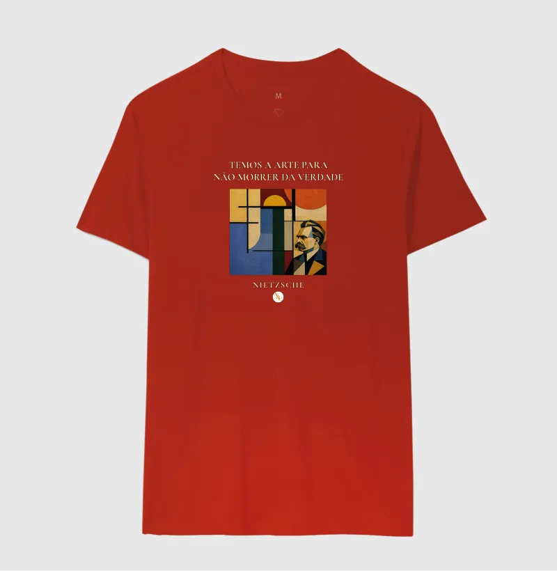 Camiseta A Arte de Não Morrer - Nietzsche - Imagem 13