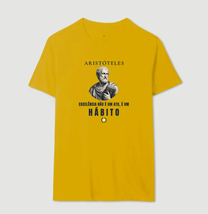 Camiseta "O Hábito" | A Excelência de Aristóteles - Imagem 17