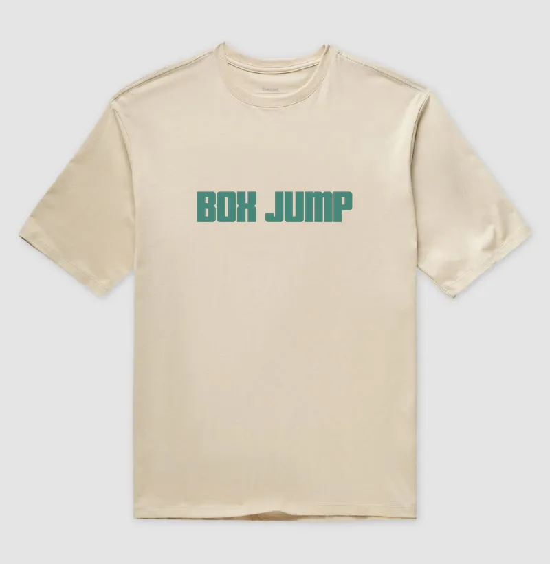 Camiseta Oversized Box Jump - verde