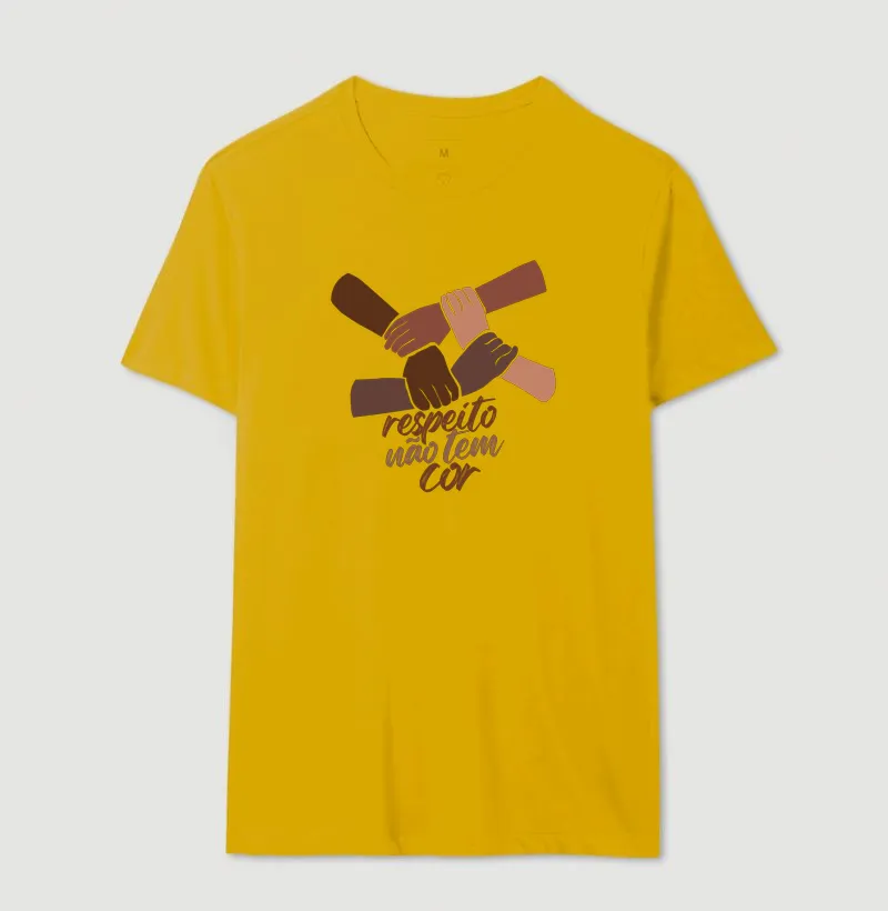Camiseta Respeito Não Tem Cor - Imagem 15