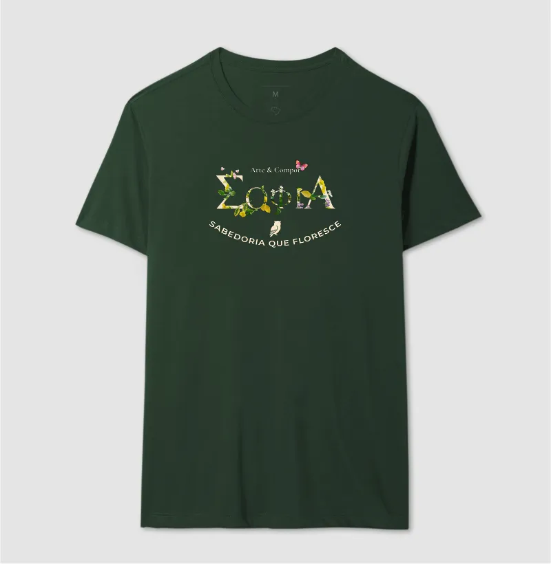 Camiseta SABEDORIA FLORESCENTE | Coleção Autoral Arte & Compor - Imagem 15