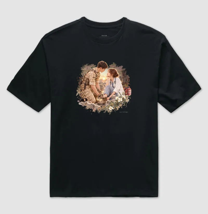 Camiseta Oversized Dorama Entre Missões e Destinos | Romance Militar - Imagem 2