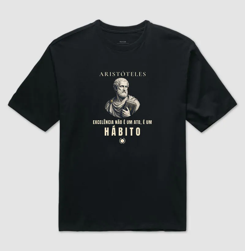 Camiseta "O Hábito" | A Excelência de Aristóteles - Imagem 2