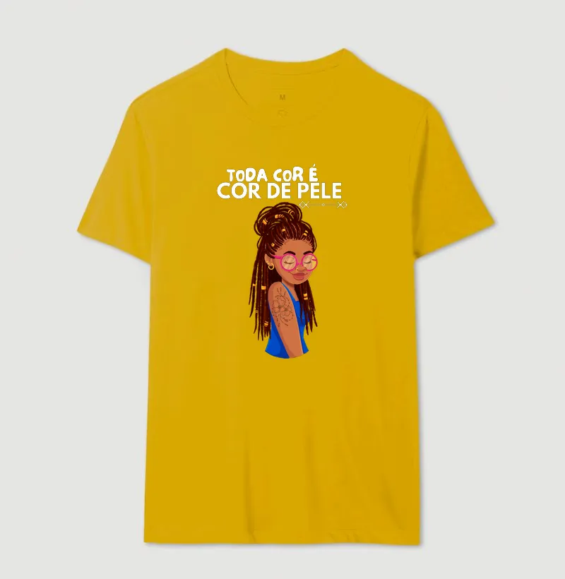 Camiseta Toda Cor é Cor de Pele - Imagem 17