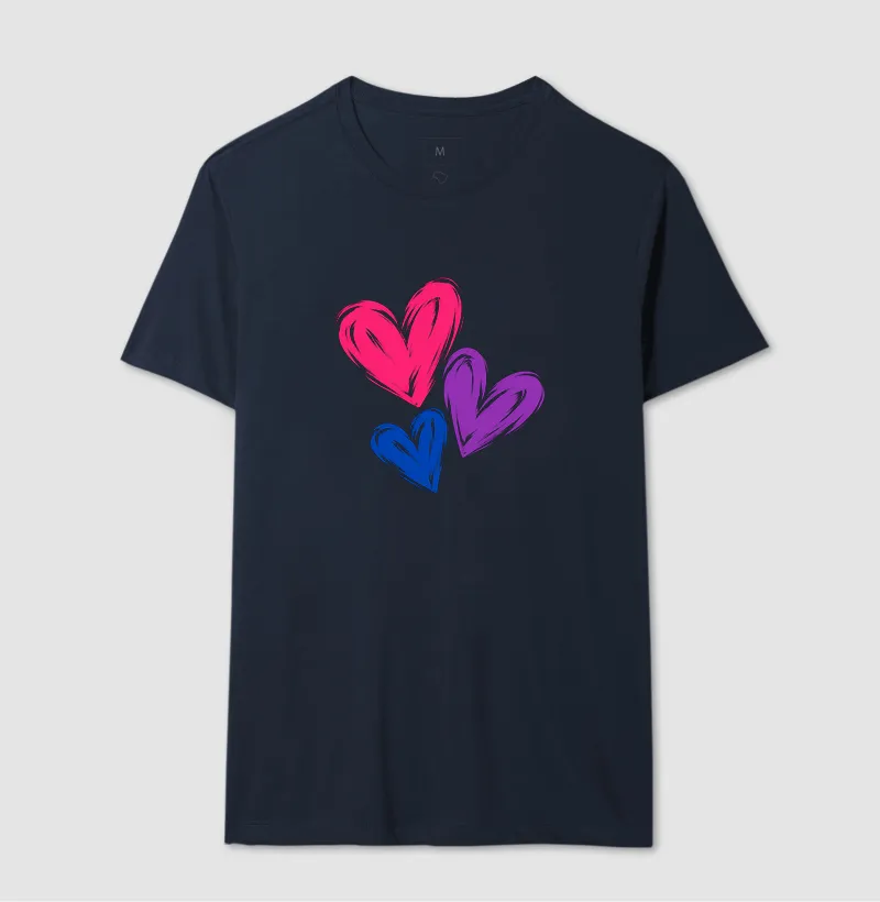 Corações Cores Bissexual  - Imagem 6