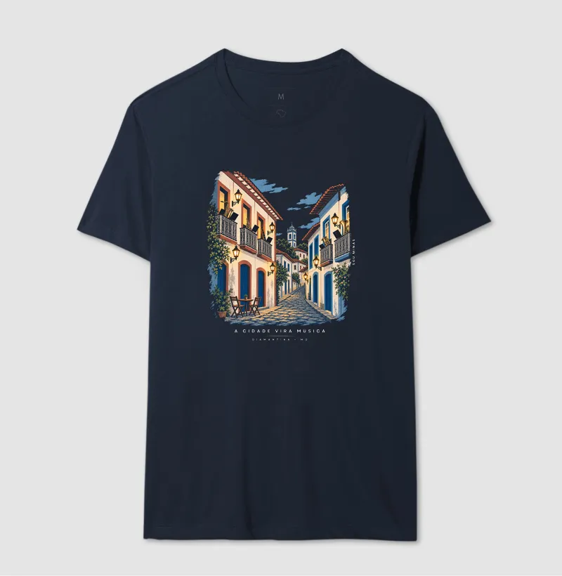 Camiseta A Cidade Vira Música | Diamantina MG | Música das Gerais - Imagem 9