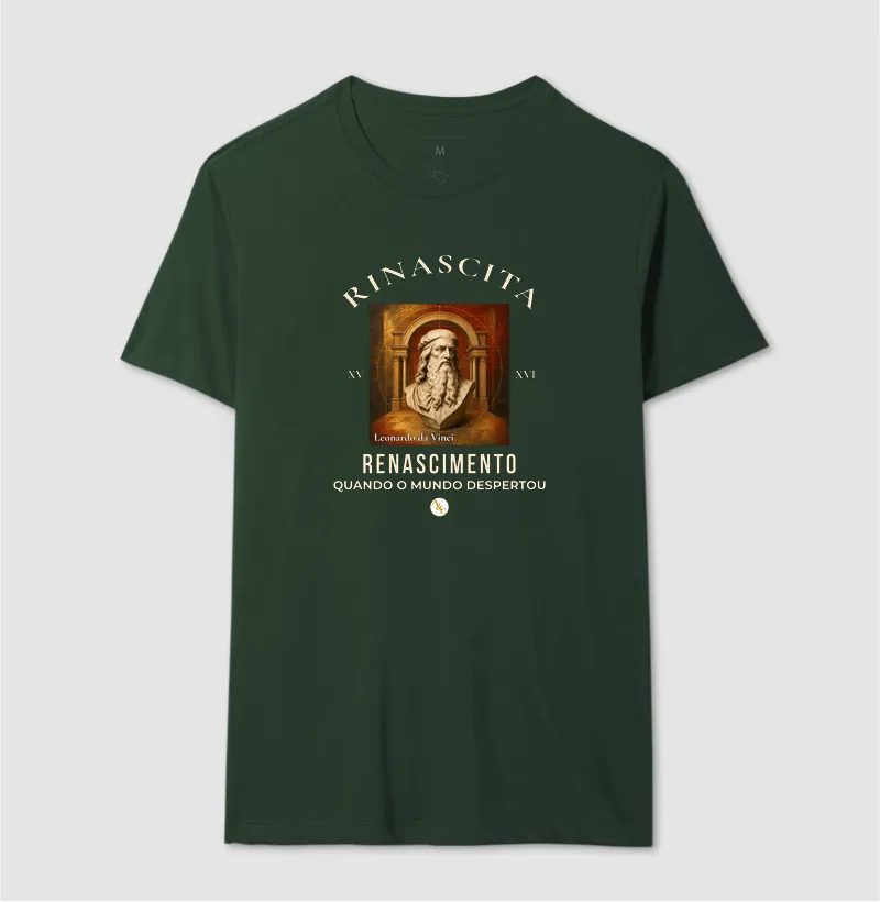 Camiseta Rinascita — O Renascer do Pensamento (Arte & Compor) - Imagem 15