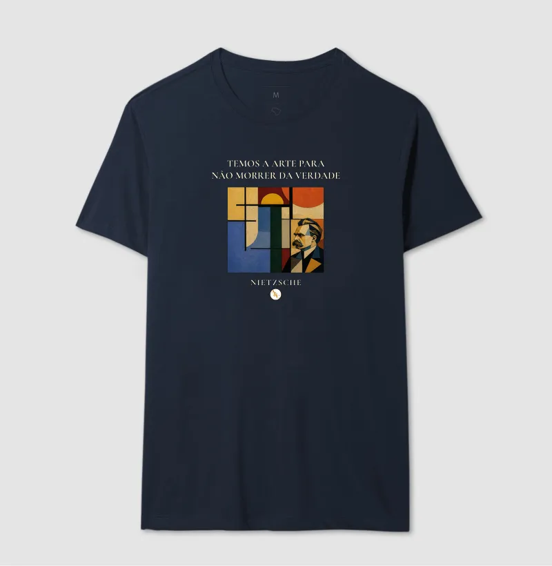 Camiseta A Arte de Não Morrer - Nietzsche - Imagem 9