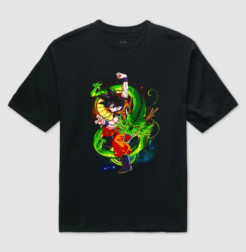 Camiseta Oversized - Goku Shenlong