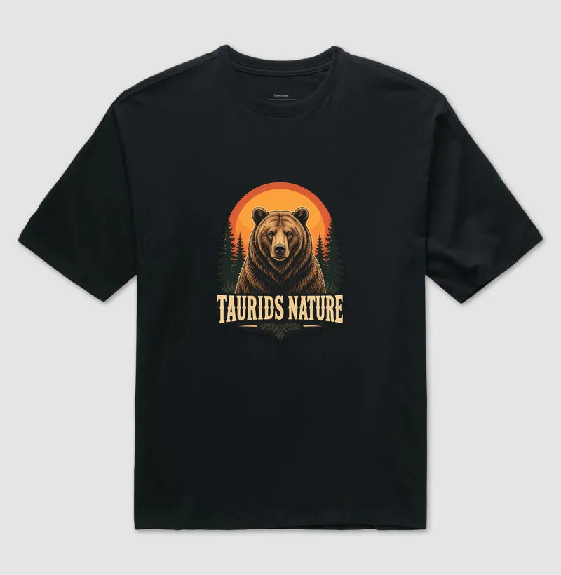 CAMISETA OVERSIZED TAURIDS NATURE URSO PARDO 