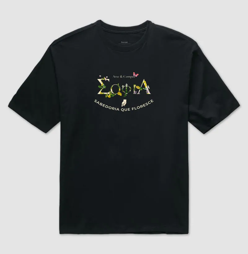 Camiseta SABEDORIA FLORESCENTE | Coleção Autoral Arte & Compor - Imagem 4