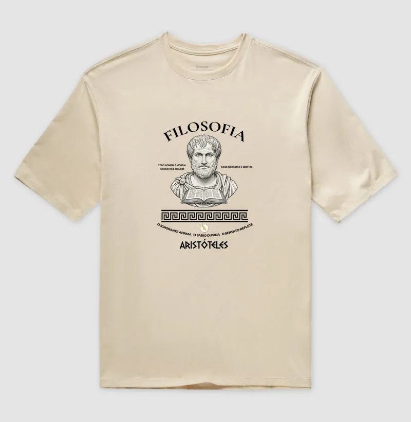 Camiseta Filosofia Aristóteles