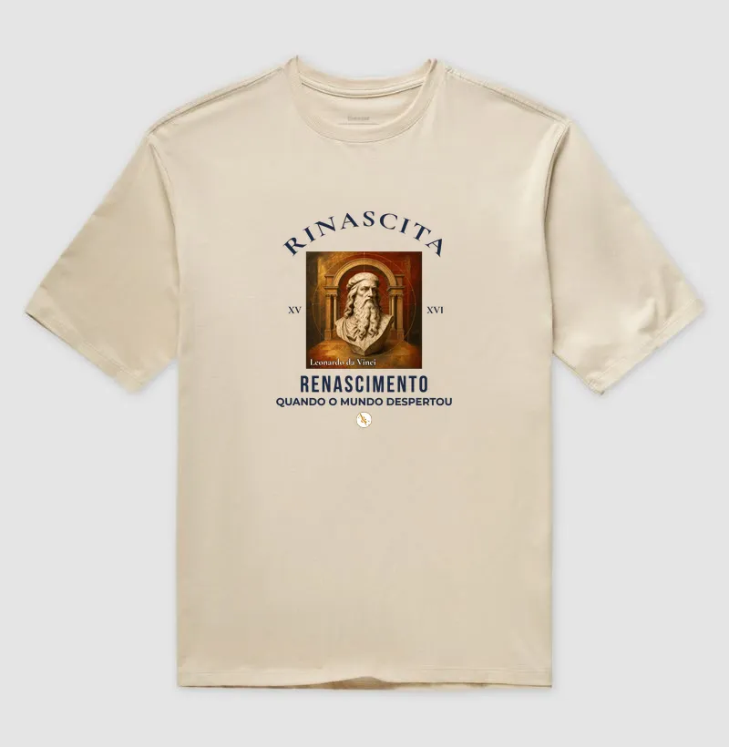 Camiseta Rinascita — O Renascer do Pensamento (Arte & Compor) - Imagem 4
