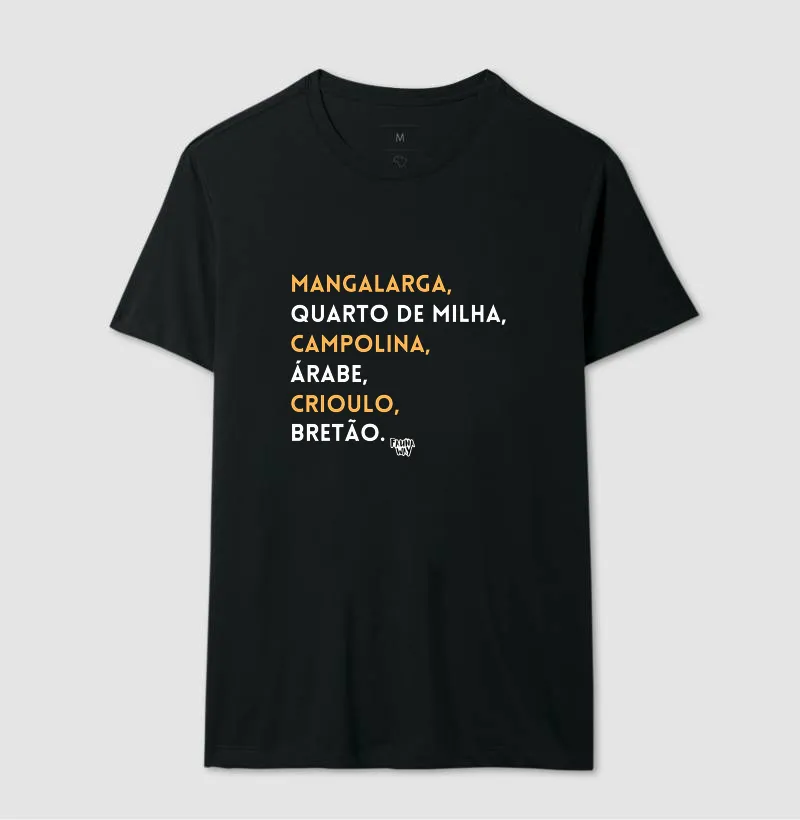Camiseta Raças de Cavalo Equinos Veterinária Grande Porte Algodão - Fauna Way - Imagem 2