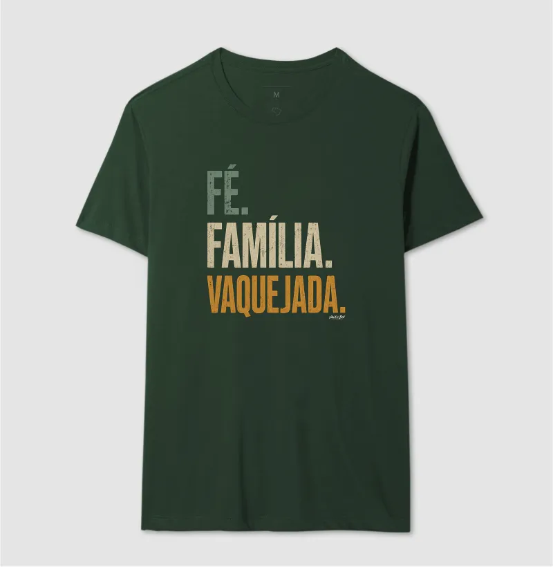 Camisa Algodão - Fé. Família. Vaquejada. - Imagem 11