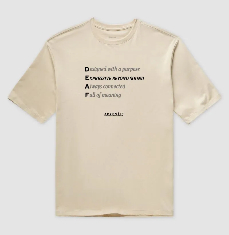 D.E.A.F | A.C.R.O.S.T.I.C