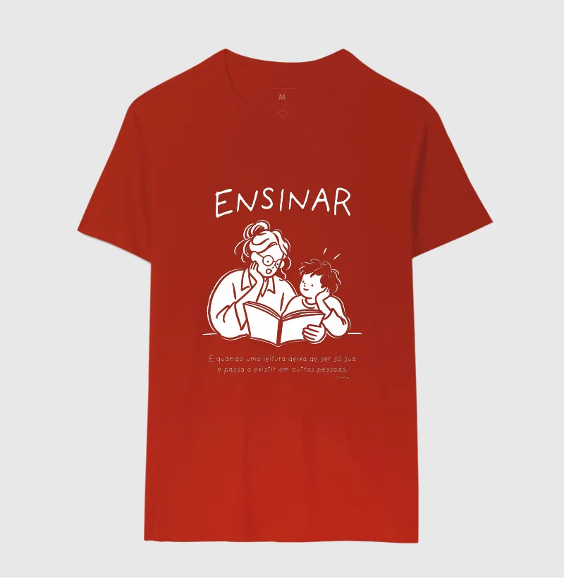 Camiseta Ensinar — Uma Leitura, Muitas Vidas - Imagem 10