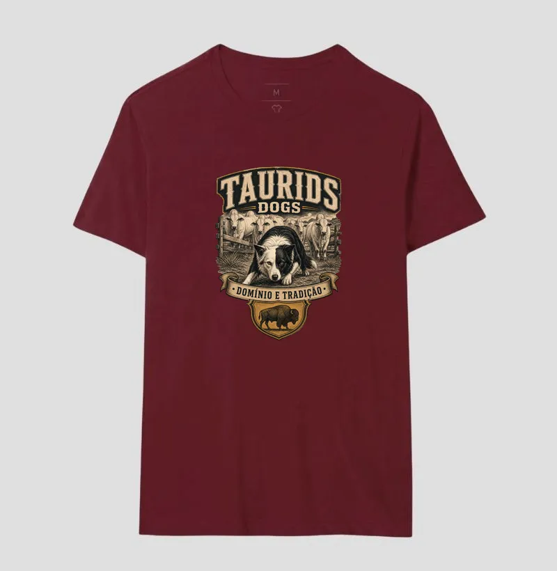 CAMISETA TAURIDS DOGS DOMINIO E TRADIÇÃO BORDER  - Imagem 18
