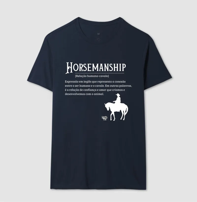 Camiseta Horsemanship Cavalo Equestre Medicina Veterinária Algodão - Fauna Way - Imagem 6