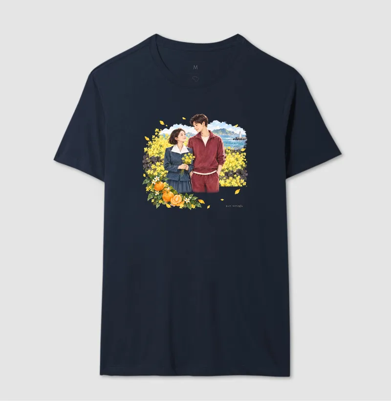 Camiseta Entre Tangerinas e Primaveras | Camiseta Dorama em Aquarela - Imagem 7
