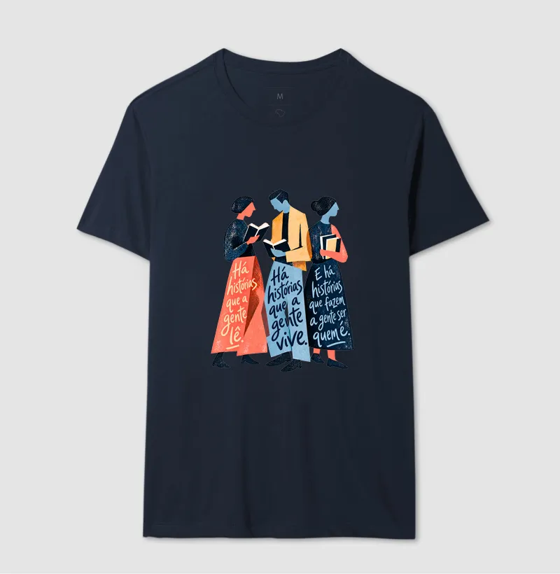 Camiseta Há Histórias Que a Gente Lê - Imagem 6