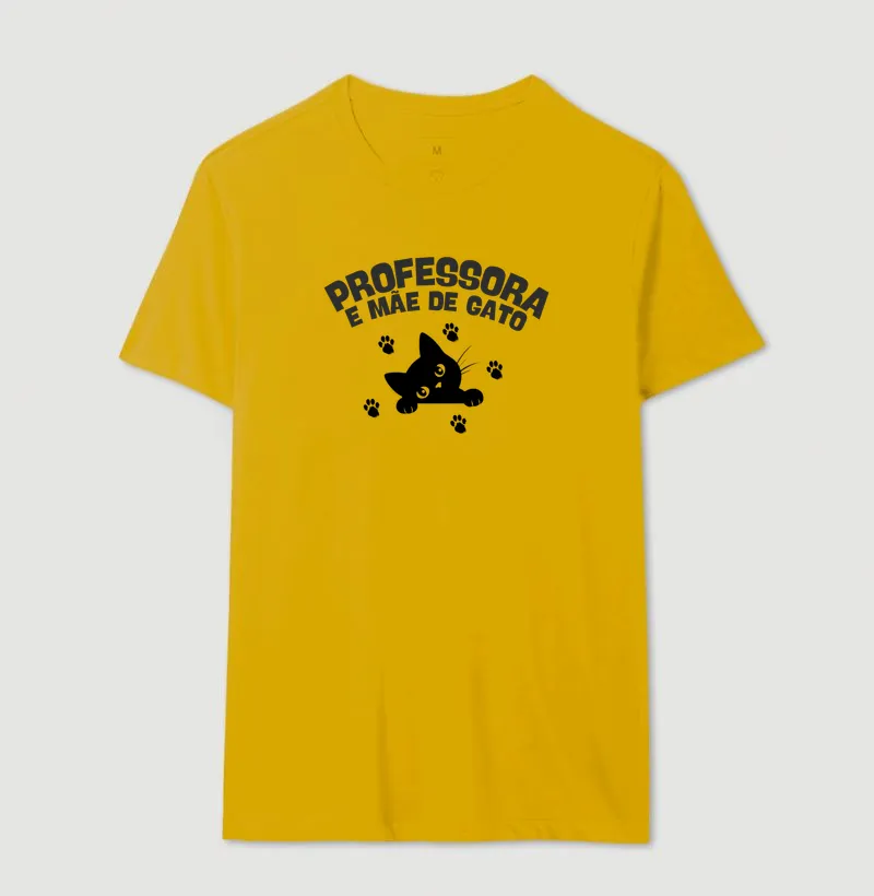 Camiseta Professora e Mãe de Gato - Imagem 8