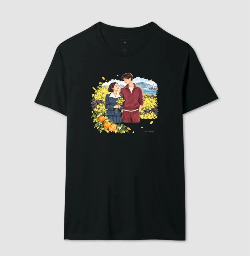 Camiseta Entre Tangerinas e Primaveras | Camiseta Dorama em Aquarela - Imagem 5