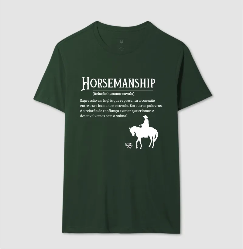Camiseta Horsemanship Cavalo Equestre Medicina Veterinária Algodão - Fauna Way - Imagem 12