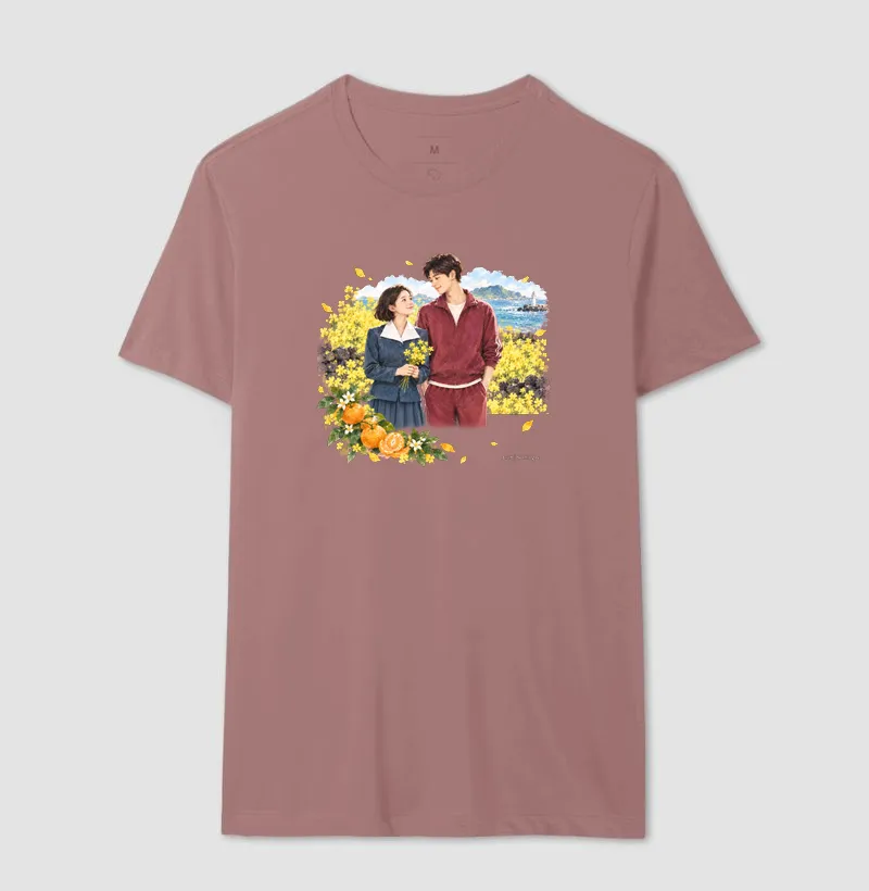Camiseta Entre Tangerinas e Primaveras | Camiseta Dorama em Aquarela - Imagem 9