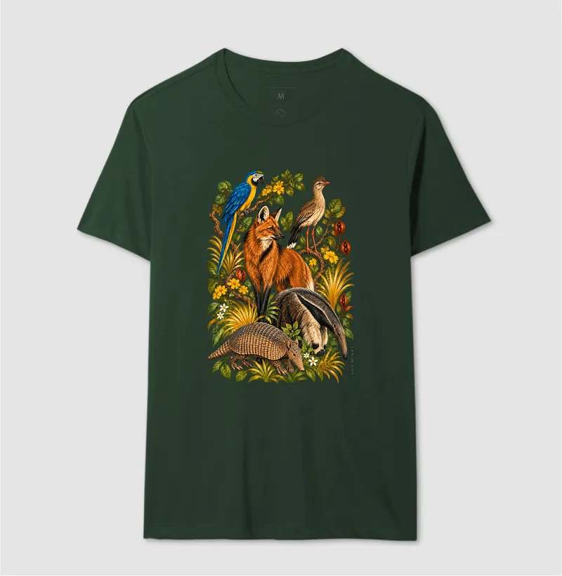 Camiseta Fauna de Minas | Animais do Cerrado | Natureza das Gerais - Imagem 10