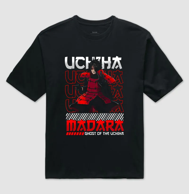 Camiseta Oversized - Madara Uchiha