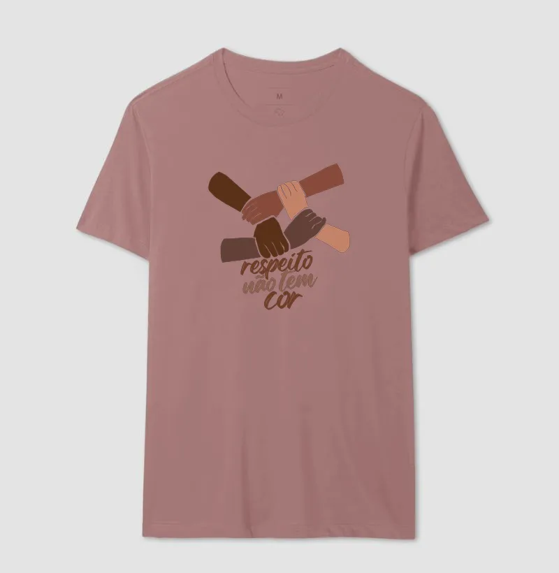 Camiseta Respeito Não Tem Cor - Imagem 17