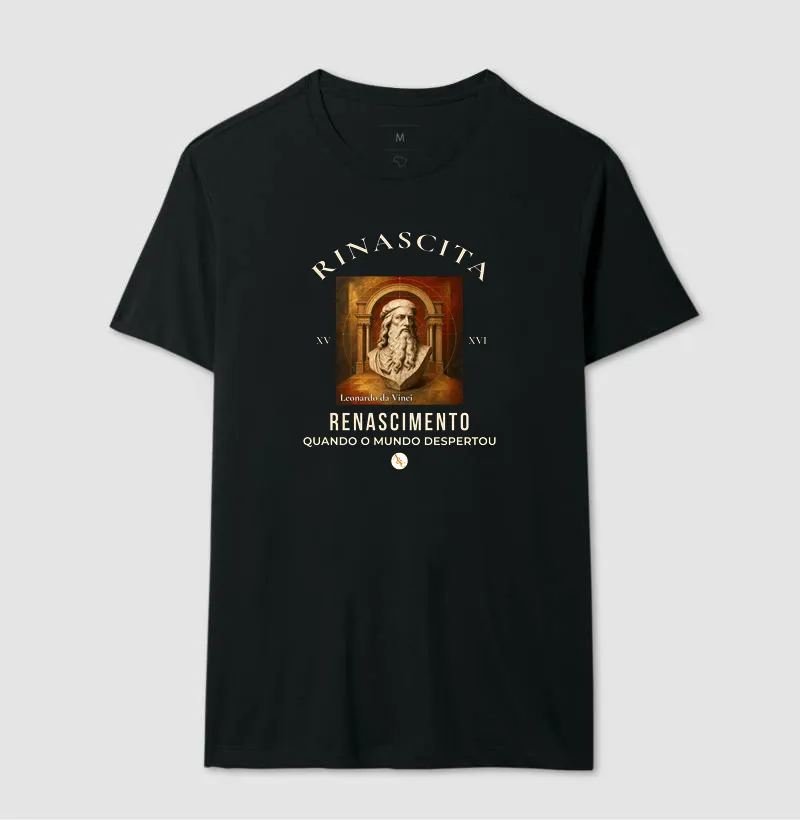 Camiseta Rinascita — O Renascer do Pensamento (Arte & Compor) - Imagem 5