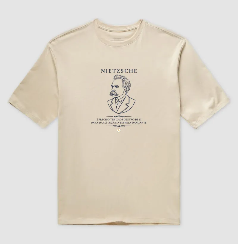 Camiseta Dançar no Abismo - Friedrich Nietzsche | Filosofia & Atitude - Imagem 3