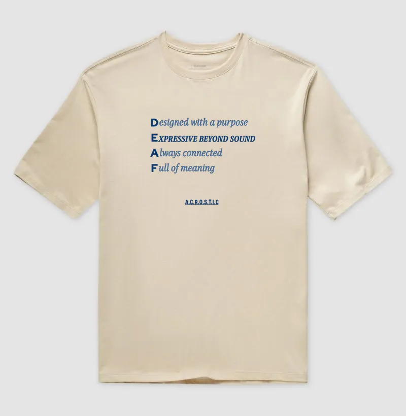 D.E.A.F | A.C.R.O.S.T.I.C