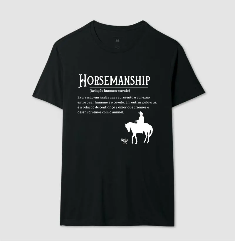 Camiseta Horsemanship Cavalo Equestre Medicina Veterinária Algodão - Fauna Way - Imagem 2